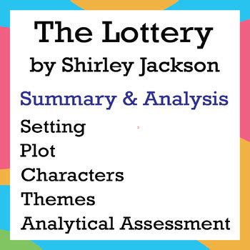 the lottery rising action|the lottery short story quiz.